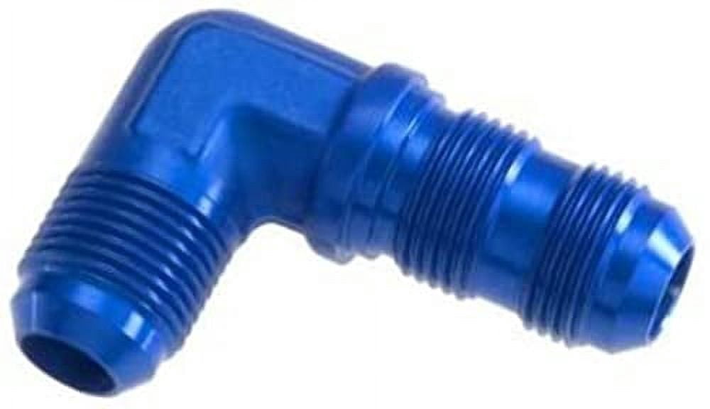 Red Horse Performance 833-03-1 RHP833-03-1 -03 90 DEGREE MALE AN/JIC BULKHEAD ADAPTER - BLUE