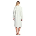 thumbnail image 4 of Casual Nights Women's Flannel Floral Long Sleeve Nightgown, 4 of 5