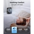 thumbnail image 3 of Ventilador de escritorio WHATOOK Small, 5000 mAh, batería de 25 horas, 100 velocidades, 3 of 7
