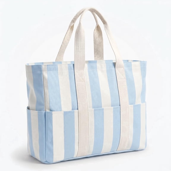 Folkulture Beach Bag for Girls | (18 x 15) Beach Bags for Women | Large Tote Bag or Swim Bags for Swimmers | Bag for Vacation or Travel Tote Bags with Zipper | Big Travel Basket