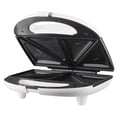 thumbnail image 2 of Brentwood Nonstick Compact Dual Sandwich Maker (White), TS-240WPT, 2 of 13
