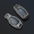 thumbnail image 4 of Zinc Alloy Key Fob Cover,Keychain,Full Protection Car Key Case for Benz A B C E S R V G M ML CLA CLS GLA GLC GLE GLS SL SLC GLK GL SLK Class Smart Keyshell Accessories,Gun Color,For Mercedes Benz A, 4 of 7