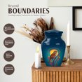 thumbnail image 3 of JAGASY Sparrow Adult Human Urn for Ashes, Little Memorial Moon Urns for Wife, Keepsake Blue Urn for Husband, Little Funeral Urns for Adult Man and Women, 3 Inch, 3 of 7