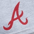 thumbnail image 5 of Men's Mitchell & Ness Chipper Jones Heather Gray Atlanta Braves Cooperstown Collection Player T-Shirt, 5 of 6