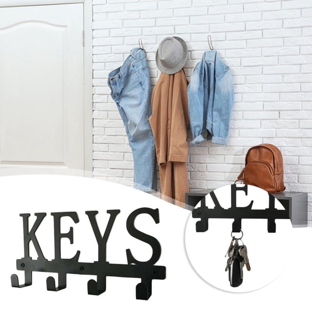 Adhesive Key Holder Hook Heavy Duty Hook Key Racks For Home Office Hotel School