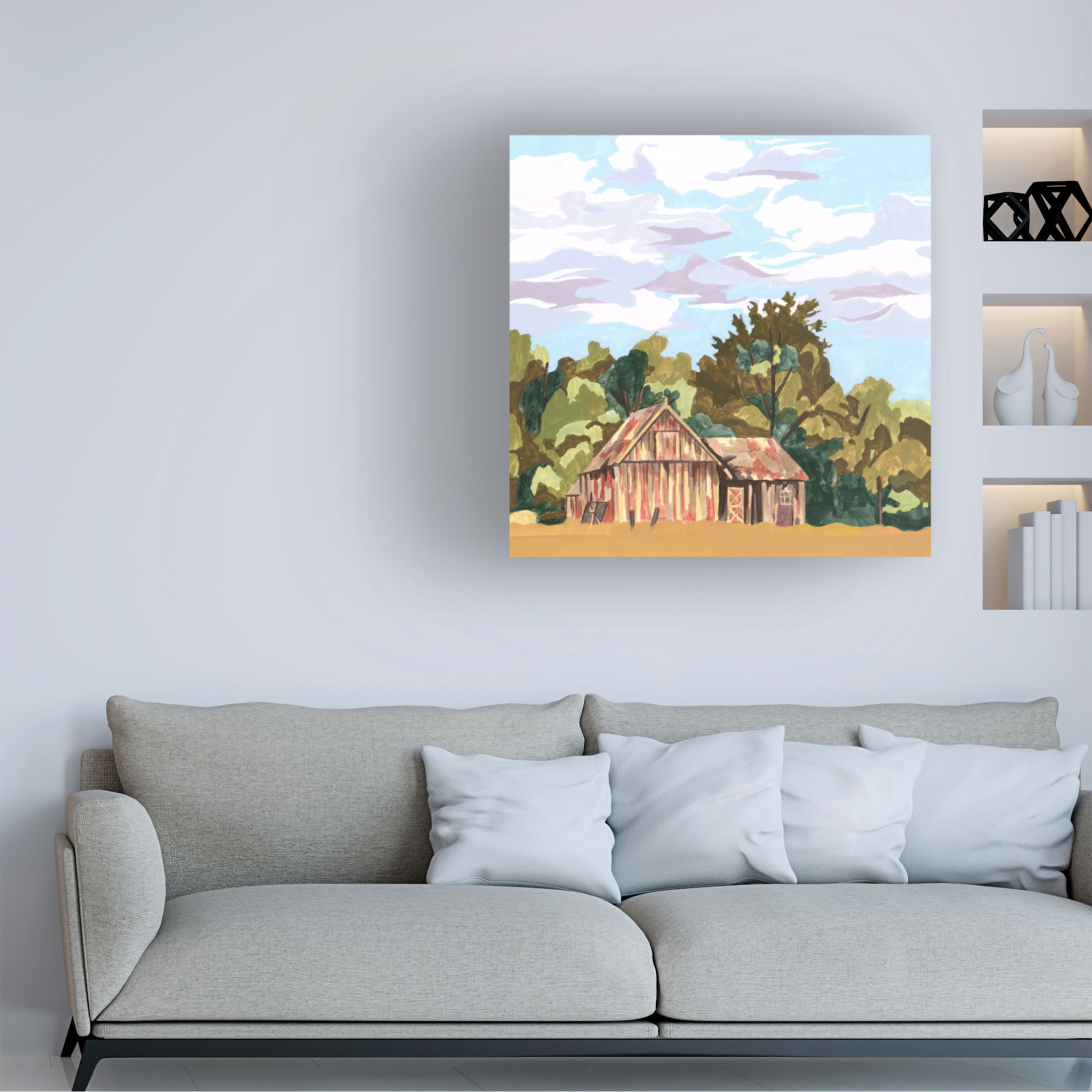 Trademark Fine Art Melissa Wang House in Village I Canvas Wall Art