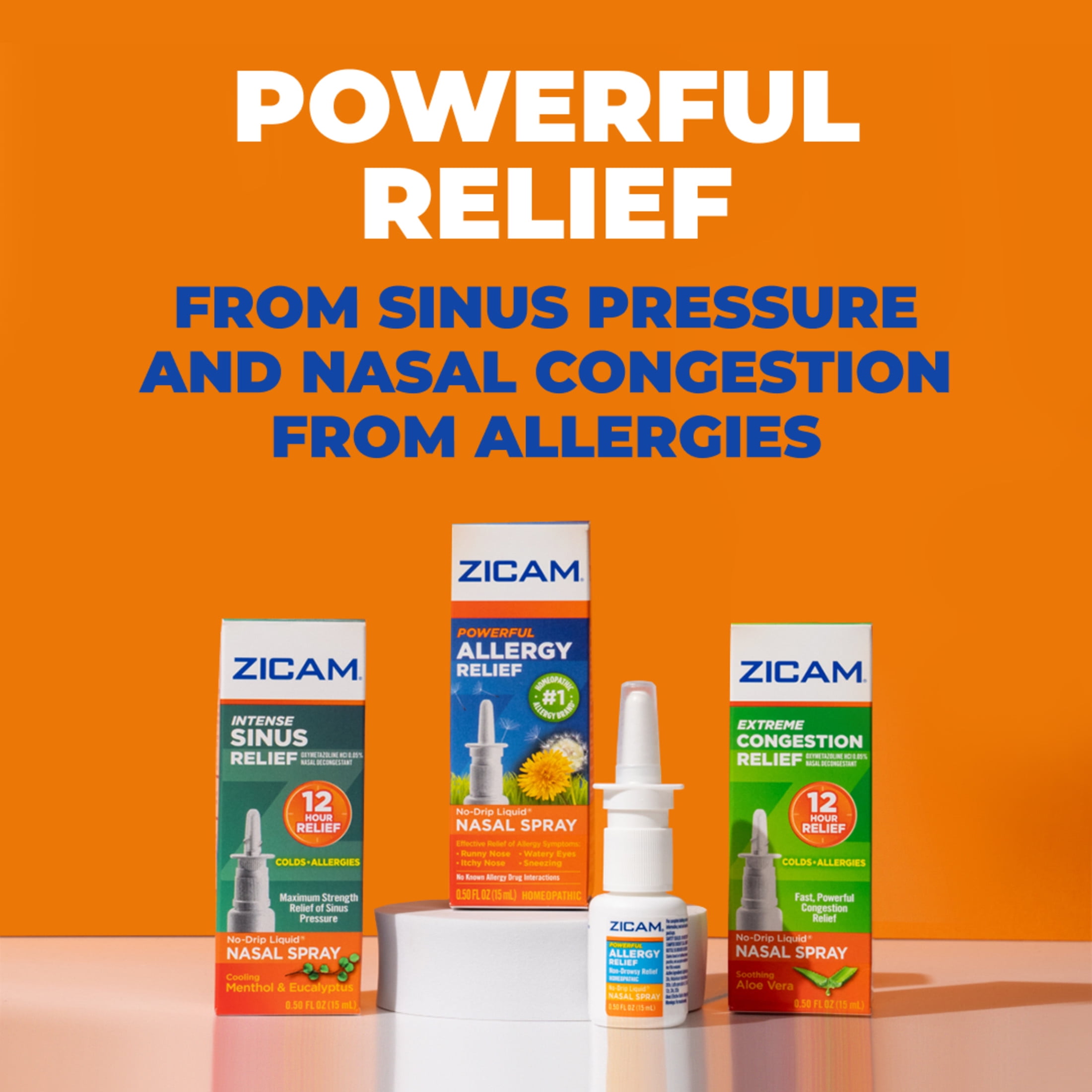 (2 pack) Zicam Extreme Congestion Relief Nasal Spray for Nasal Congestion, 0.5 Fl Oz