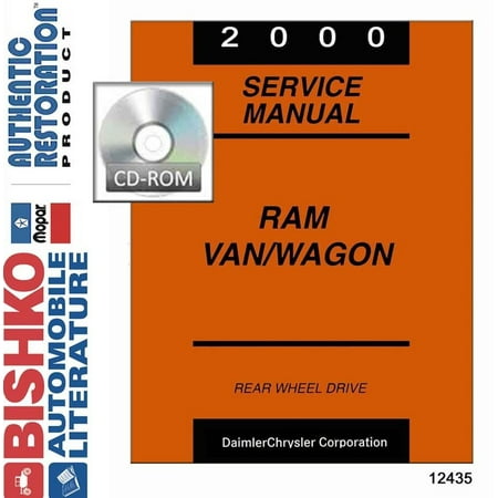 Ram Van Wagon Owners Manual Bishko OEM Digital Repair Maintenance Shop Manual CD for Dodge Truck Ram Van, Wagon 2000 ()