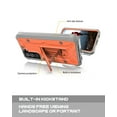 thumbnail image 4 of CaseBorne ArmadilloTek V Case for Samsung [Galaxy S22 5G] with Kickstand Full-Body Multi-Layer Rugged - Orange, 4 of 6