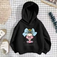 thumbnail image 2 of SHENGSI Girls Spring and Autumn Long Sleeve Thin Loose Pullover Hooded Sweatshirt, Girls Hoodie Cozy Hoodie Kids Clothes Pullover Sweatshirt with Hood Fashion Casual Tops Baggy Thin Top for Girls, 2 of 4