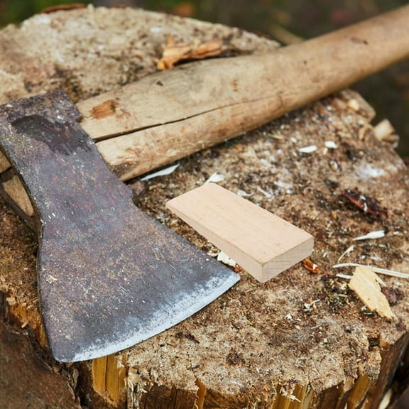 FUTUREORYY Axe Handle Wedges Wood 10Pcs 3.5x1.5x0.5In