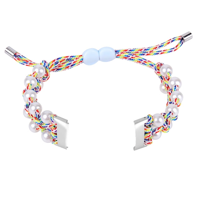 Weiweiguan Bracelet de Montre en Tissu Réglable de Remplacement Compatible avec Fitbit Luxe
