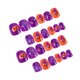 thumbnail image 2 of Uñas postizas a presión, regalo para mujer, colección de Halloween, uñas de larga duración, uñas postizas terminadas, parche para uñas, 24 piezas, uñas de ataúd, 2 of 3