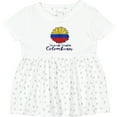 thumbnail image 3 of Inktastic I'm So Cute, I Must Be Colombian Sunflower Girls Baby Dress, 3 of 5