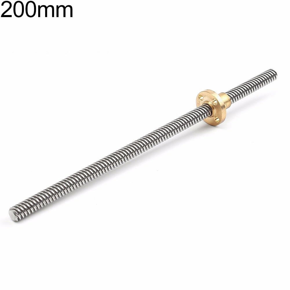 comes with nut 3D Printer 500mm T8 Trapezoidal Lead Screw Rod 