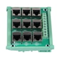 thumbnail image 1 of 9 Way Bus Board Stable Transmission Highly Efficient Compact Design Terminal Block Breakout Board for Equipment, 1 of 14