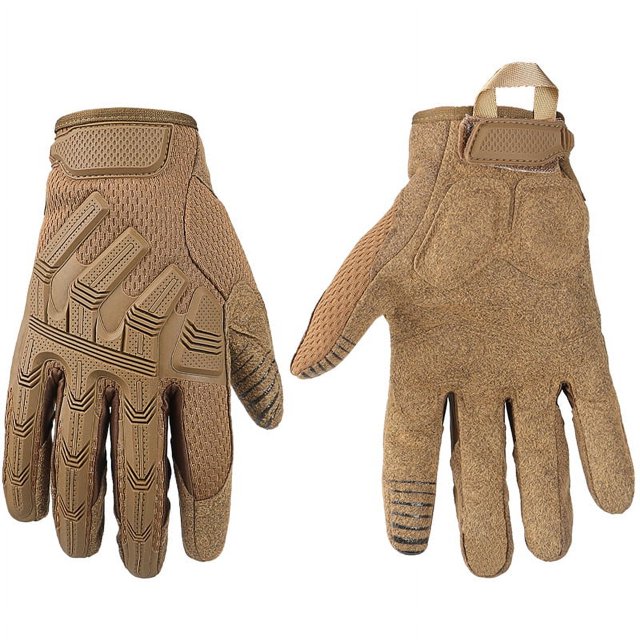 Glove StationGuantes de tiro táctico para hombres con compatibilidad con pantalla táctil, deportes, motocicleta y trabajo - Verde Adecuado para circunferencia de palma de 21-23 cm