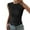 Black, variant on Sngxgn Womens Tops - Scoop Neck Cami - Tank Top for Women, Camisole for Women, Tummy Control Shapewear(White,L)