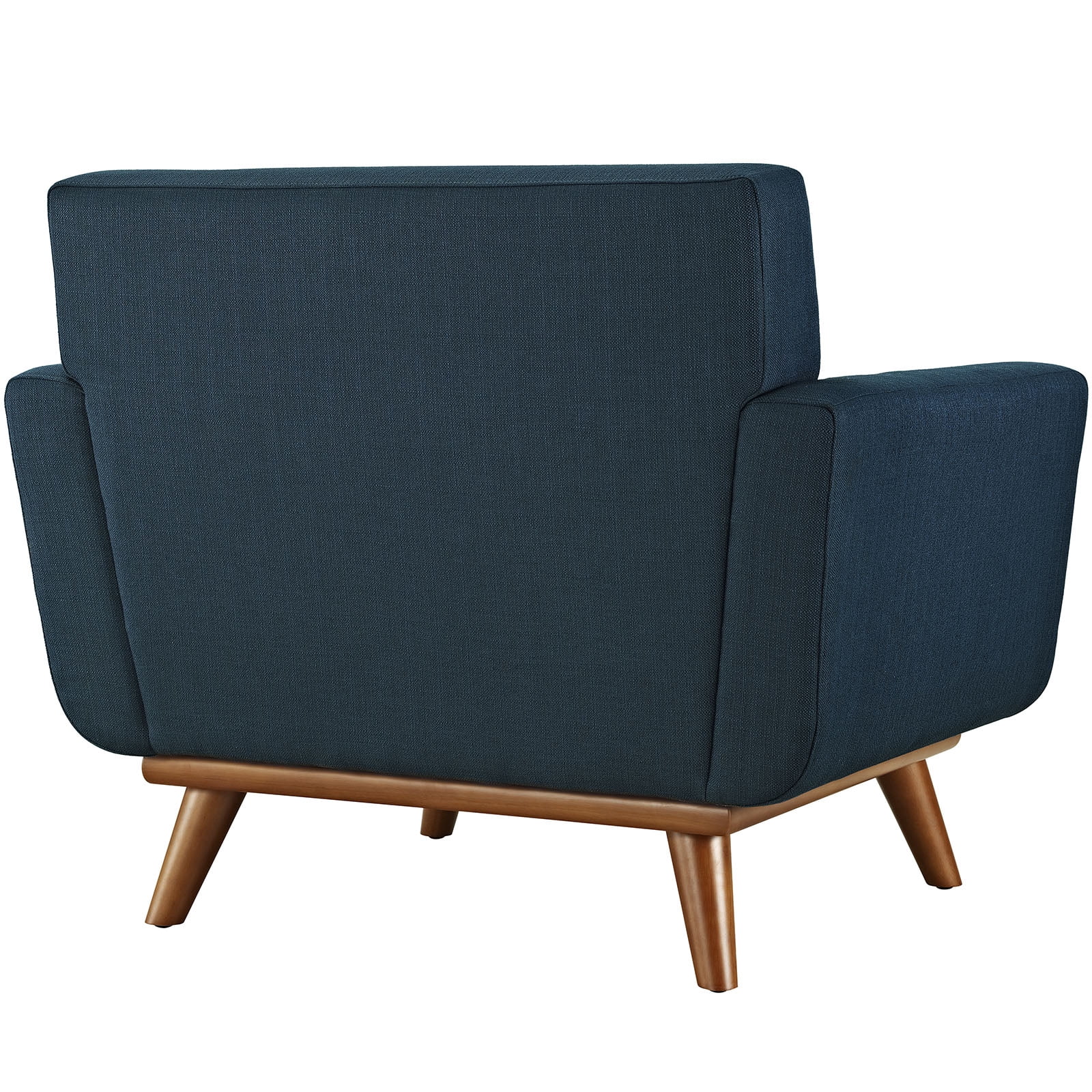 Modway Engage Modern Upholstered Fabric Armchair in Azure Blue