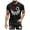 Black, variant on LUOGENLI Male T-shirts for Mens Men's Fashion Expression Printed T Shirt Casual Comfortable Top T-shirts for Men Graphic Tee Summer Clothes T-shirts for Men Graphic Tee Summer Clothes Navy L