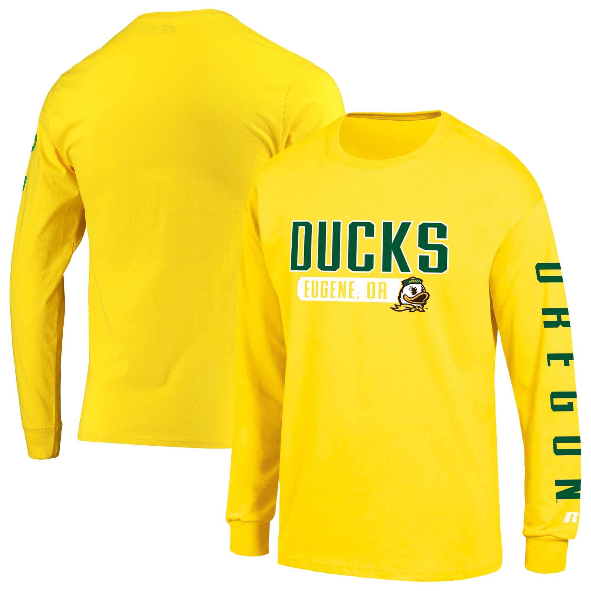 Men's Russell Athletic Yellow Oregon 