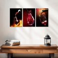 thumbnail image 2 of Elephant Stock Pouring Glasses Of Red Wine Wall Art - Horizontal Multi Panel Canvas - Dining Room Wall Decor - Food And Drink Multi Panel - Red And Orange Decor - 26" x 12", 2 of 4