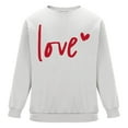 thumbnail image 6 of PNTUTB Valentine's Day Men's Fashion Print Classic Crew Neck Long Sleeve Casual Loose Pullover Comfort Sweatshirts, 6 of 6