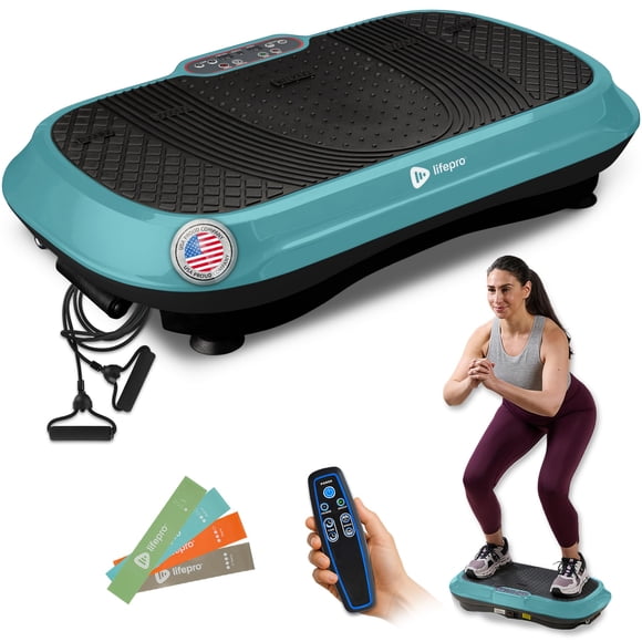 Máquina de ejercicios con placa vibratoria LifePro Waver y accesorios