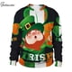 thumbnail image 2 of Sudadera con estampado de músculos para hombre, chándal de pareja, Jersey Vintage de los 90, ropa masculina para el Día de San Patricio, Otoño e Invierno, 2 of 4
