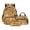 Yellow and Brown - Corgi Sunflower, variant on DISNIMO 3 Piece School Backpack Set for Kids Girls, Cartoon Cat Print School Bag Set with Lunch Box and Pencil Case, 17 Inch Primary Middle Backpack Travel Daypack