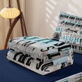 thumbnail image 5 of Erosebridal Retro Lake House Zipper Twin Comforter Sets with Fitted Sheet and 2 Pillowcases, Rustic Old Barn Door Zipper Bedding Set, Navy Reversible, 5 of 7