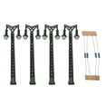 thumbnail image 1 of Mosiee 4Set Lamps With Series Resistors Model For Supply Voltages 3V Railway Lights 1: 160 Scale N Gauge Light Layout Model Accessories, 1 of 9