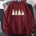 thumbnail image 1 of Sudadera con capucha de Halloween para mujer, ropa de calle con cuello redondo, Jersey informal, Retro, fantasma, temporada escalofriante, 1 of 4