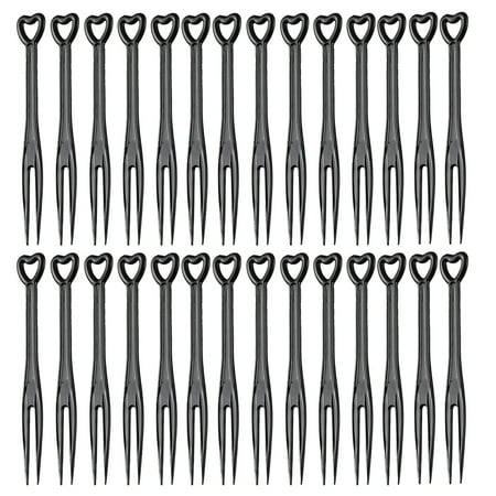 

Lightweight Bento Picks Disposable Plastic Cocktail Picks Fruit Forks Cocktail Sticks Plates Picks Cake Forks