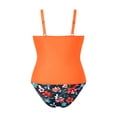 thumbnail image 4 of HUAXUN Womens Tankini Tops Full Coverage Swimsuits Vacation Modest Bathing Suits Trim Tankini Top with Bottom 2 Piece Swimsuits Floral Print Cami Tops, 4 of 5