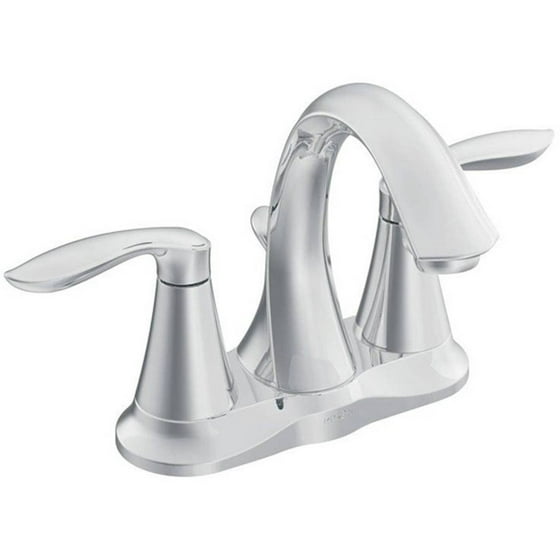 Moen 66411 Eva Centerset Bathroom Faucet Chrome Com