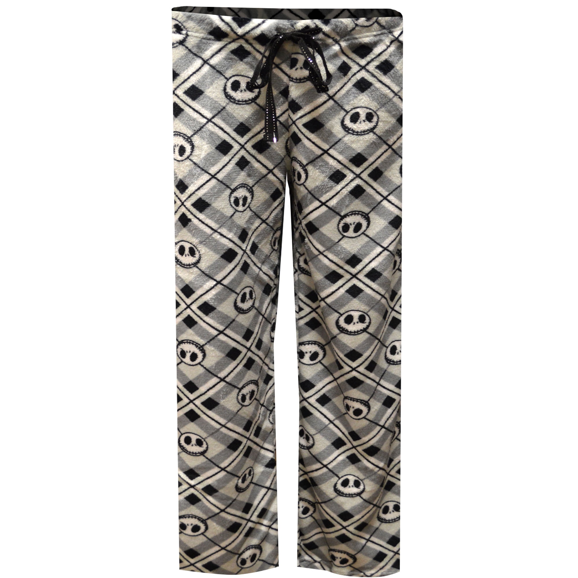 MJC Womens Nightmare Before Christmas Jack Skellington Plaid Plush Lounge Pant X Large Walmart