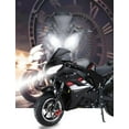 thumbnail image 3 of 49cc Mini Gas Motorbike, 4-Stroke Off-Road Motorcycle for Kids, Youth Trail Bike with Shock Absorption Springs, Pocket Rocket Motorbike with Dual Disc Brakes, Hydraulic Shock, Kids Mini Dirt Bike, 3 of 10