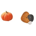 thumbnail image 1 of Cojín de sofá de calabaza de Halloween y reloj de pared de arte moderno, adorno decorativo para dormitorio, baño, restaurante, hogar, decoración de fe, 1 of 8