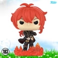 thumbnail image 2 of Funko Pop Diluc Ragnvindr #183 Genshin Impact Videojuego Original, 2 of 3