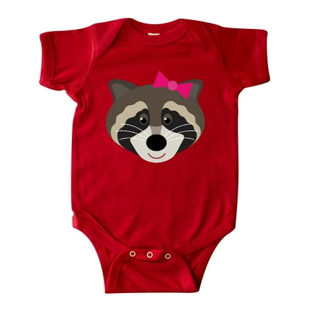 

Inktastic Raccoon Girl Animal Gift Baby Girl Bodysuit