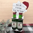 thumbnail image 3 of Mini portabotellas de licor navideño divertido con estante para botellas de vino con forma de 4 agujeros, 3 of 3