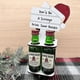thumbnail image 3 of Mini portabotellas de licor navideño divertido con estante para botellas de vino con forma de 4 agujeros, 3 of 3