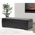 thumbnail image 2 of Bowery Hill Modern Faux Leather Multipurpose Storage Ottoman Bench, 2 of 5