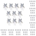 thumbnail image 1 of Advancent 10 piezas Bow Pull Decor Home Multi-colores Embalaje festivo Ligero Impreso Hand-Pulled Flower Event Gold Light Blue Dorado Azul Claro 10piezas Advancent CBP588576, 1 of 4