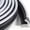 Black, variant on 26FT Weather Stripping Door Seal Strip, V-Shape Soundproofing Insulation Strip for Large Gap, Brown