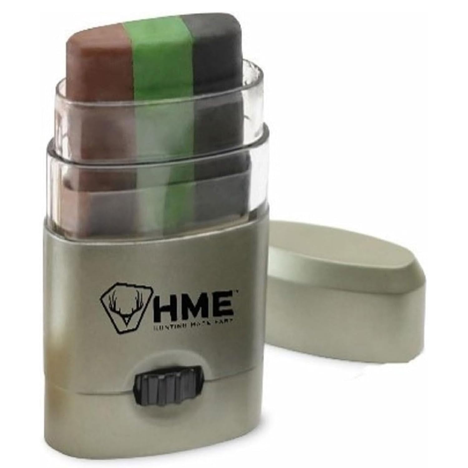 3 Color Camo Face Paint Mess-Free Application Stick - Long-Lasting Easy-to-Use Concealment Makeup for Hunting