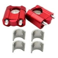 thumbnail image 3 of DYNWAVECA Generic Motorcycle Handle Bar Risers Premium Universal Handlebar Clamp Mount Red, 3 of 10