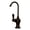 Mahogany Bronze, variant on Point of Use Instant Hot Water Faucet with Gooseneck Spout and Self Closing Handle - Polished Chrome