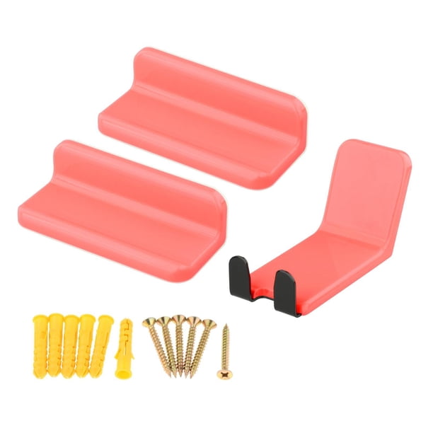 Estante de montaje en pared horizontal para bicicletas, estante de exhibición premium, almacenamiento de neumáticos, soporte para ahorrar espacio, naranja Macarena Estante de montaje en pared